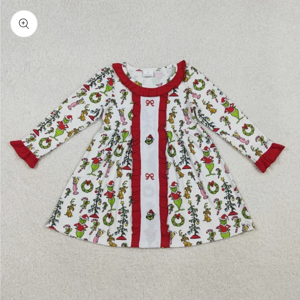 Preppy Grinch Dress