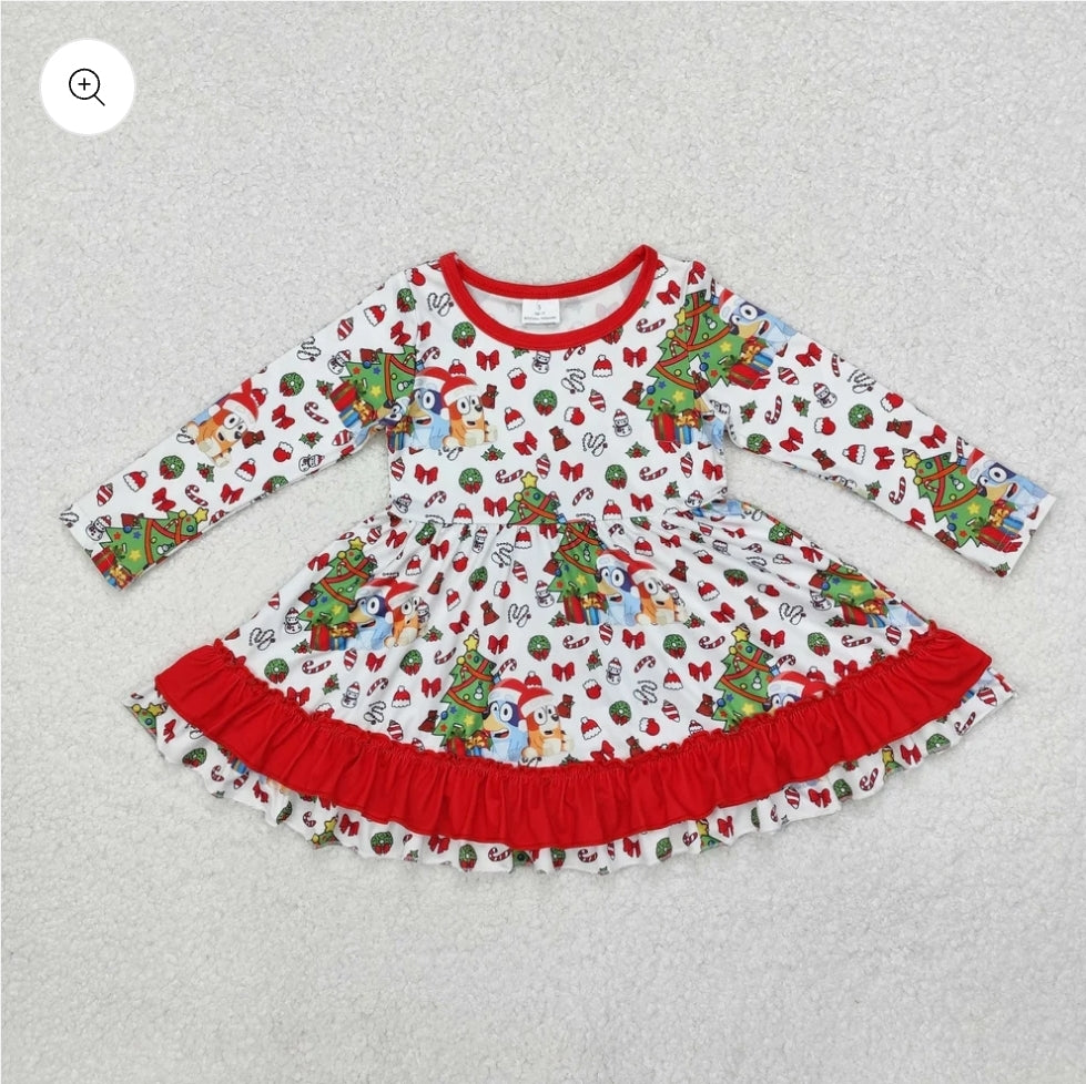 Bluey Christmas Dress