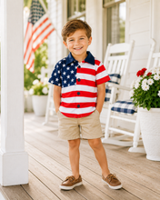 Load image into Gallery viewer, All-American Flag Boys Shirt