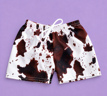 Load image into Gallery viewer, Cow Hide Swim Trunks