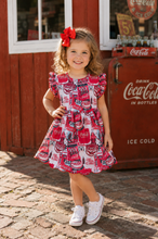Load image into Gallery viewer, Coca-Cola Inspired Girls Dress
