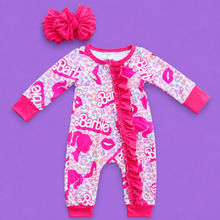 Load image into Gallery viewer, Barbie Ruffle Baby Girl Sleeper