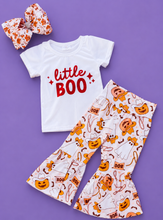 Load image into Gallery viewer, Little Boo Bell Bottom Set