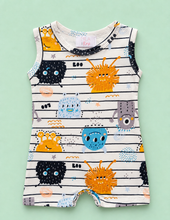 Load image into Gallery viewer, Little Monsters Romper