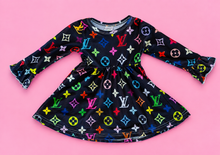 Load image into Gallery viewer, Colorful Diva Girl Dress