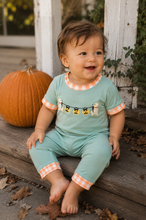 Load image into Gallery viewer, Jack-o-lantern Puppy Romper