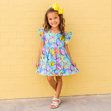Load image into Gallery viewer, Colorful Butterfly Dress