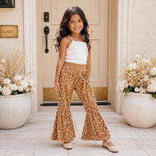 Load image into Gallery viewer, Gold Sequin Bell Bottoms