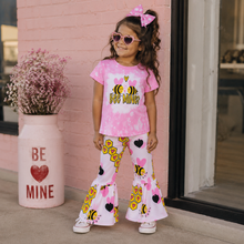 Load image into Gallery viewer, Bee Mine Valentine Bell Bottom Set