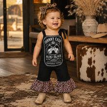 Load image into Gallery viewer, Johnny Cash Ribbon Romper