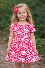 Load image into Gallery viewer, Pink Leopard Barbie Dress