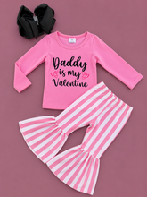 Load image into Gallery viewer, Daddy Is My Valentine Bell Set