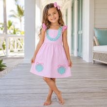 Load image into Gallery viewer, Pink Seashells Dress