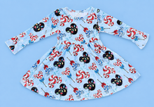 Load image into Gallery viewer, Candy Cane Disney Christmas Dress
