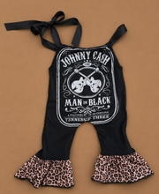 Load image into Gallery viewer, Johnny Cash Ribbon Romper