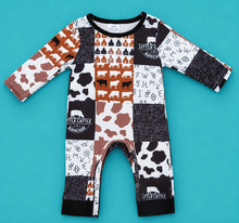 Load image into Gallery viewer, Cows Romper