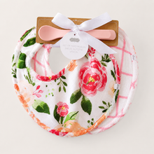 Load image into Gallery viewer, Floral Bib Set