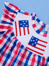 Load image into Gallery viewer, Embroidered American Flag Bubble