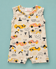 Load image into Gallery viewer, Retro Racer Romper