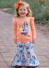 Load image into Gallery viewer, Bluey Bell Bottom Set