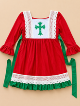 Load image into Gallery viewer, Green Cross Dress