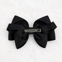 Load image into Gallery viewer, Black Hair Clip Bow