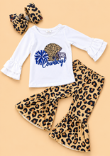 Load image into Gallery viewer, Dallas Cowboys Leopard Bell Bottom Set
