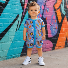 Load image into Gallery viewer, Dutch Bros Bamboo Zippered Romper