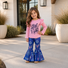Load image into Gallery viewer, Boho Skull Bell Bottom Set