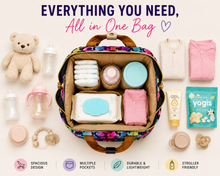 Load image into Gallery viewer, Bright Snake Backpack Diaper Bag