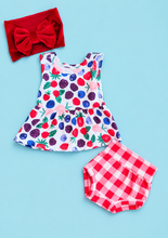 Load image into Gallery viewer, Berry Baby Girl Bummie Set