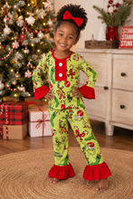 Load image into Gallery viewer, Grinch Pajamas