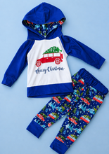 Load image into Gallery viewer, Merry Christmas Hooded Jogger Set
