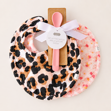 Load image into Gallery viewer, Leopard Bib Set