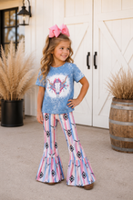 Load image into Gallery viewer, Aztec Skull Bell Bottom Set