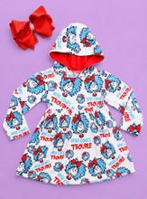 Load image into Gallery viewer, Dr. Seuss Hooded Dress