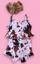 Load image into Gallery viewer, Cow Hide Shorties Set