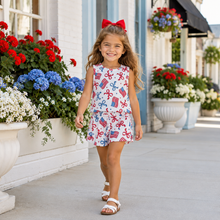 Load image into Gallery viewer, Americana Skort Shorts Set