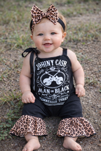 Load image into Gallery viewer, Johnny Cash Ribbon Romper