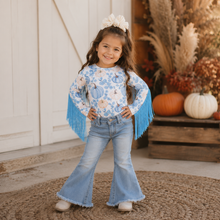 Load image into Gallery viewer, Blue Pumpkin Fringe Bodysuit