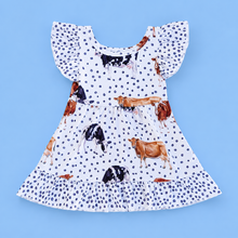 Load image into Gallery viewer, Cattle &amp; Polka Dots Dress