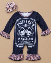 Load image into Gallery viewer, Johnny Cash Romper