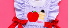 Load image into Gallery viewer, Blue Gingham School Dress