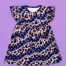 Load image into Gallery viewer, Designer Girl Leopard Dress