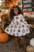 Load image into Gallery viewer, Leopard Pumpkin Dress