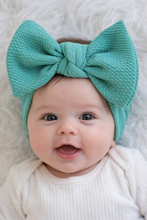 Load image into Gallery viewer, Turquoise Headwrap Bow