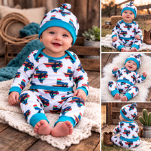Load image into Gallery viewer, Texas Cowboy Onesie Set