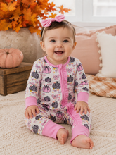 Load image into Gallery viewer, Leopard &amp; Pink Pumpkin Sleeper