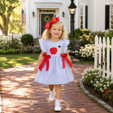 Load image into Gallery viewer, Blue Gingham School Dress