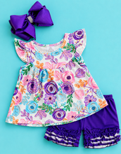 Load image into Gallery viewer, Floral Shorts Set